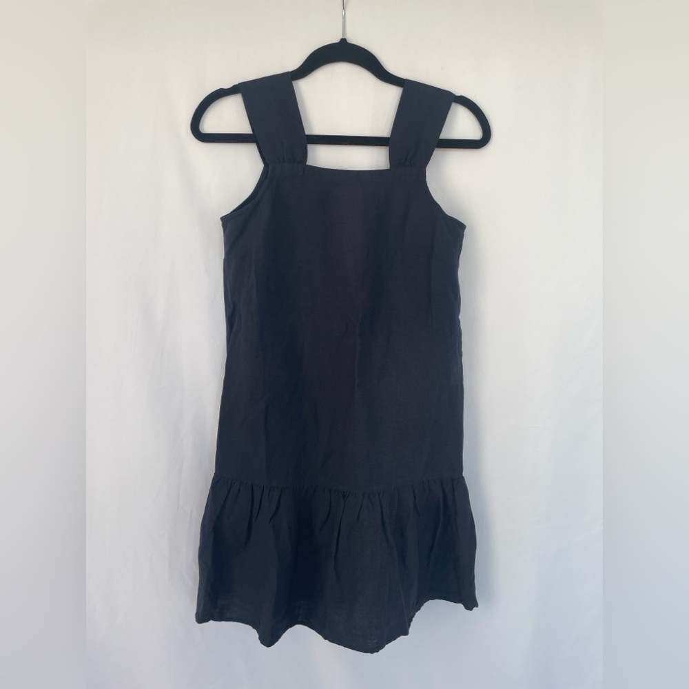 (NWT) Loft - square neck flounce dress (size xs)